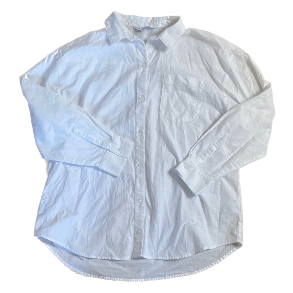 NEW❗️Unisex Button Down White Shirt - Old Navy
